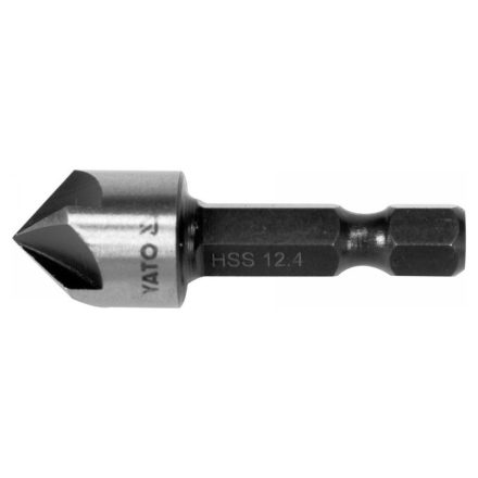 YATO Scufundare conică pentru metal HSS cu prindere de 12,4 mm