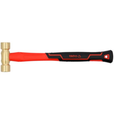 YATO Ciocan de alamă 250 g cu mâner din fibră de sticlă