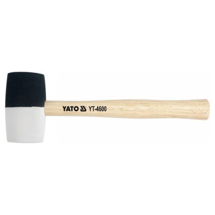 Ciocan de cauciuc YATO 980 g (alb-negru) 72 mm