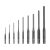 YATO Set poanson cu cap sferic 9 piese