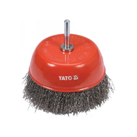 YATO Perie cu tijă pentru freză 100 mm inox