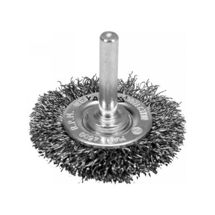 YATO Perie circulară cu arbore 50 mm inox