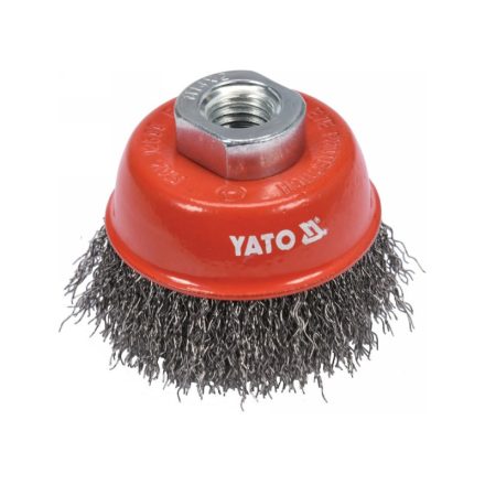 YATO Perie cu formă de cupă M14 65 mm inox