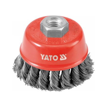 YATO Perie cupă torsionată M14 60 mm