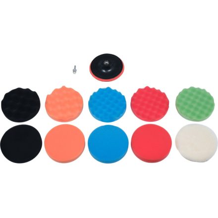 YATO Set discuri pentru polizat cu fixare velcro 12 piese 150 mm M14