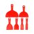 YATO Set de spatule 6 piese 40-200 mm din plastic