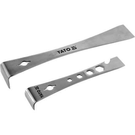 YATO Set de răzuitor de vopsea inox 2 piese 170, 230 mm