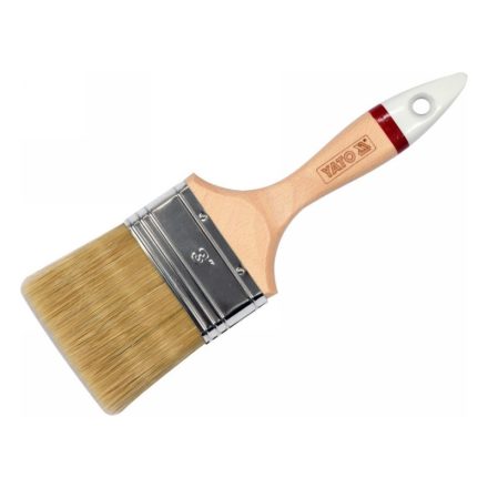 YATO Pensulă cu mâner de lemn 3" cu peri mixti