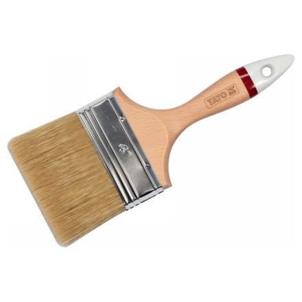 YATO Pensulă cu mâner de lemn 4" cu peri mixti