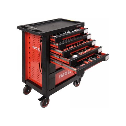 YATO Carucior de scule cu scule 211 piese