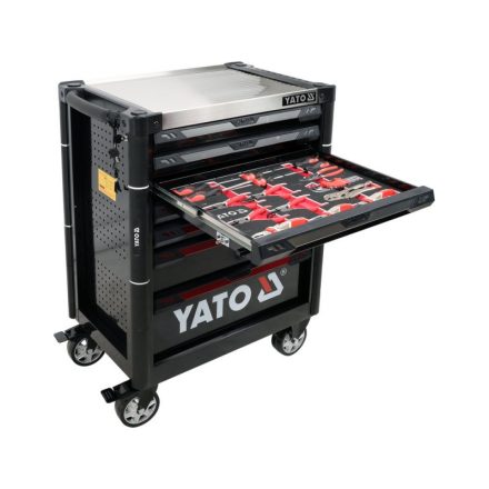 YATO Carucior de scule cu scule 157 piese
