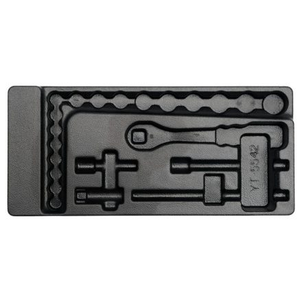 YATO Set chei tubulare 22 piese 3/8" 6-22 mm CrV (inserție sertar fără unealtă)