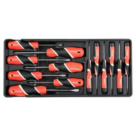 Set de șurubelnițe YATO 13 piese S2 (inserție sertar)