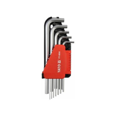 Set chei hexagonale YATO 12 piese 1/16"-3/8" CrV