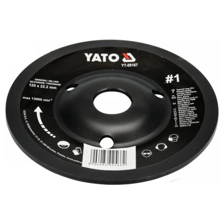 YATO Disc de șlefuit grosier #1 125 x 22,2 mm