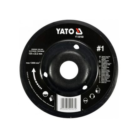YATO Disc abraziv grosier #1 125 x 22,2 mm