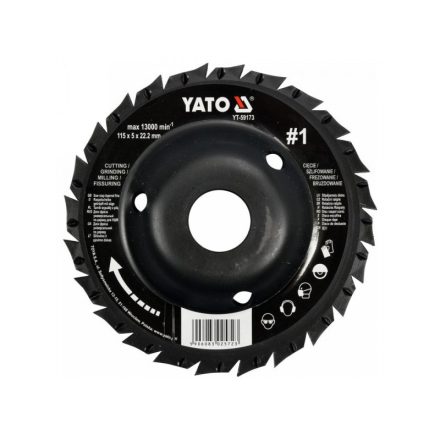 YATO Disc de tăiere cu rășină grosier #1 115 mm
