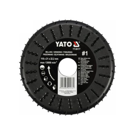 YATO Disc de șlefuire grosier #1 118 x 21 mm