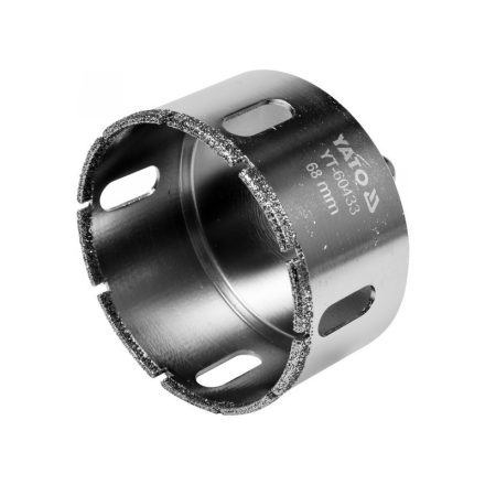 YATO Decupator circular diamantat de 68 mm, pentru utilizare umedă/uscata