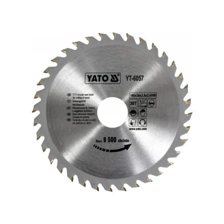 Disc de tăiere pentru lemn YATO 160 x 30 x 2,0 mm / 36T