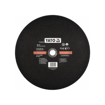 YATO Disc de tăiat pentru metal, 355 x 3,2 x 25,4 mm