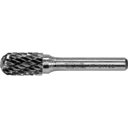 Freză turbo pentru metal YATO 10 mm, cu capăt sferic cilindric