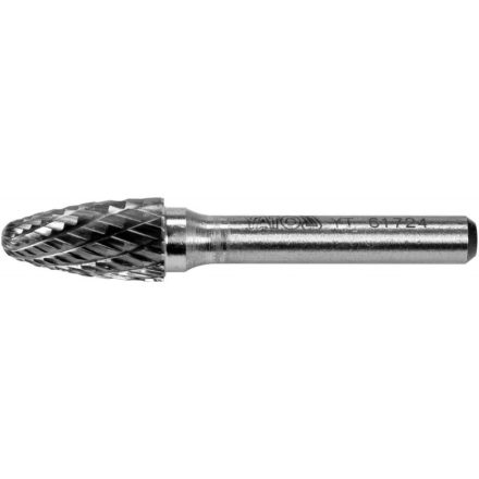 YATO Freză turbionată pentru metal, 10 mm, cilindrică încovoiată