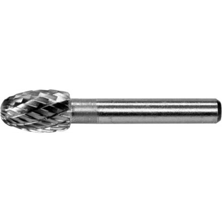 YATO Freză turbionată pentru metal, 10 mm, cilindrică, cu cap sferic încovoiat