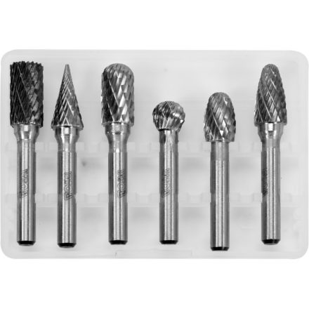 YATO Set freze turbo 6 piese pentru metal și aluminiu