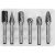 YATO Set freze turbo 6 piese pentru metal și aluminiu