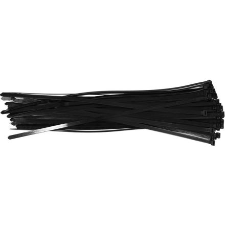 YATO Bride pentru cablu negru 350 x 7,6 mm (50 buc)
