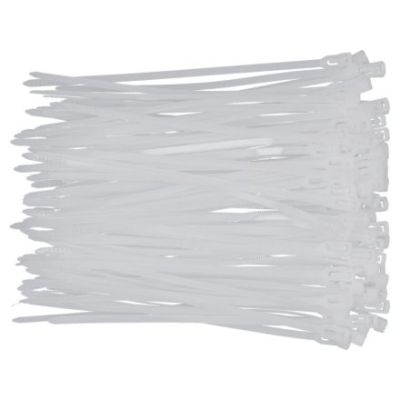 YATO Colier de fixare detașabil 3,6 x 150 mm alb (100 buc)