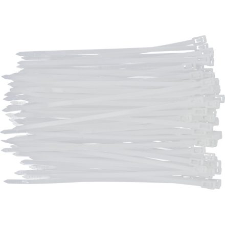 YATO Colier de prindere detașabil, 4,8 x 200 mm, alb (100 buc)