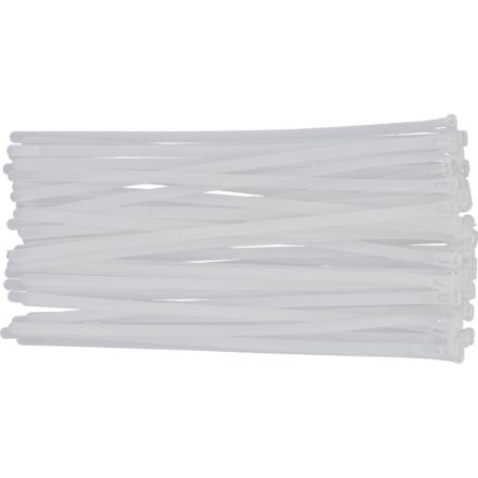 YATO Coliere de cablu detașabile 7,6 x 300 mm albe (100 buc)