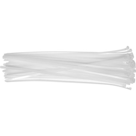 YATO Coliere de cablu detașabile 7,6 x 400 mm albe (100 buc)