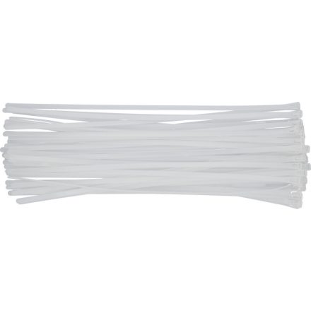 YATO Coliere de cablu detașabile 7,6 x 450 mm alb (100 buc)