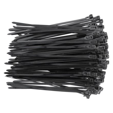 YATO Colier de prindere detașabil 3,6 x 150 mm, negru (100 buc)