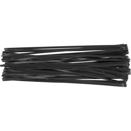 YATO Coliere de cablu detașabile 7,6 x 450 mm negru (100 buc)