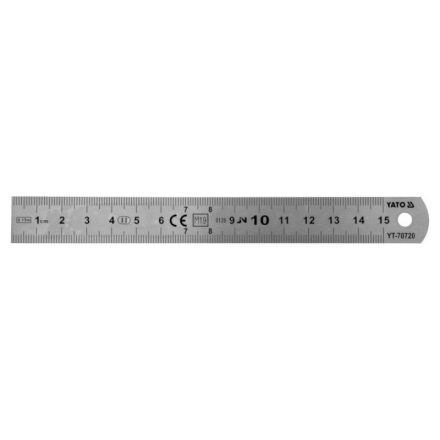 YATO Riglă oțel inoxidabil 150 mm