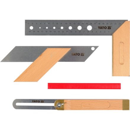 Set unghi drept YATO Carpenter 4 piese