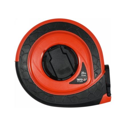 Bandă de măsurat YATO 20 mx 15 mm fibră de sticlă închisă