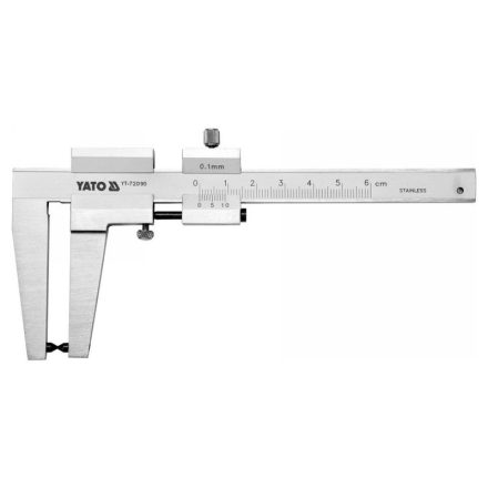Indicator de grosime a discului de frână YATO 0-60 mm/0,1 mm domeniul de măsurare, lungime 160 mm