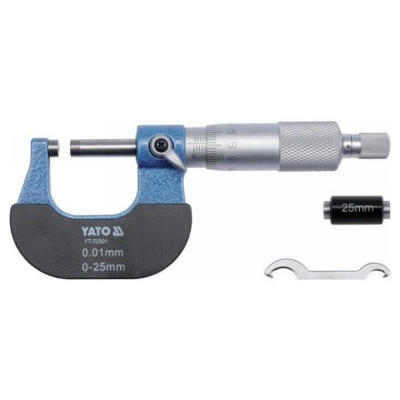 Micrometru YATO 25-50 mm +/-0,01 mm mecanic