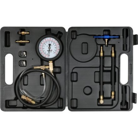 YATO Set manometru injecție combustibil 10 piese 7 bar