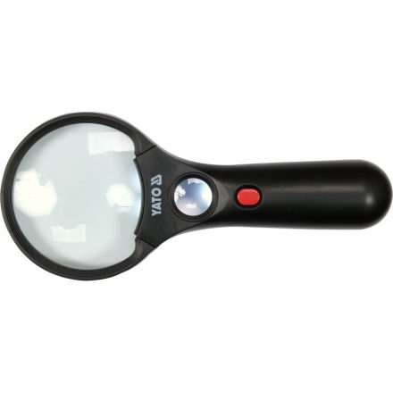 Lupa YATO 3X/45X cu două lentile