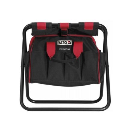YATO Scaun pliant cu suport pentru scule 22 buzunare