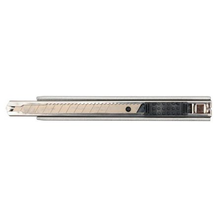 YATO Cuțit cu lamă retractabilă, 9 mm, cu corp metalic