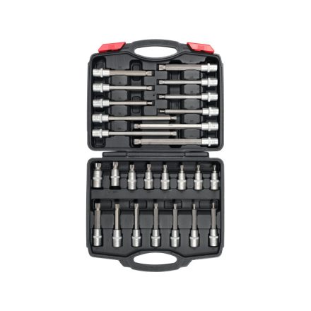 YATO Set de chei tubulare cu bit 26 buc 1/2" Spline