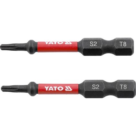 YATO Punte de șurubelniță de impact, T8 x 50 mm (set de 2 bucăți)