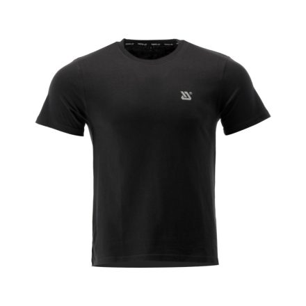 YATO Tricou cu guler rotund, mărimea L, negru
